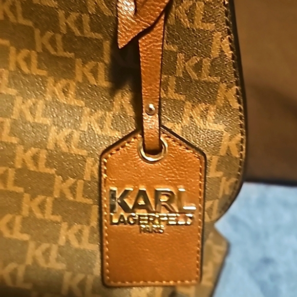 KARL LAGERFELD PARIS Madelyn Satchel | Nordstrom New, Karl Lagerfeld Paris Designer Large Signature Satchel, Dual Leather Handles